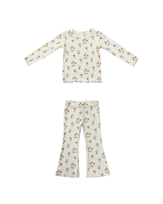 Meadow Bloom Flare Pant Set