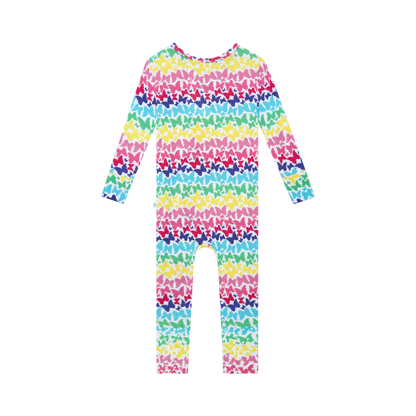 Rainbow Butterfly Convertible Footie