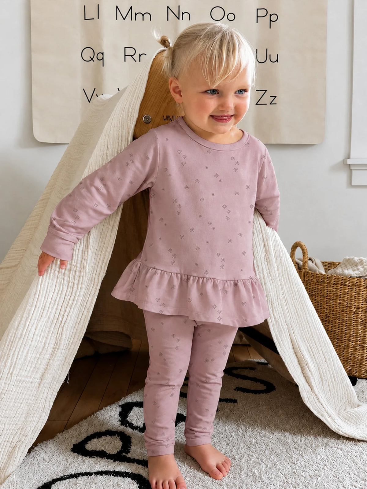 Dazzle Ruffled Sweatsuit