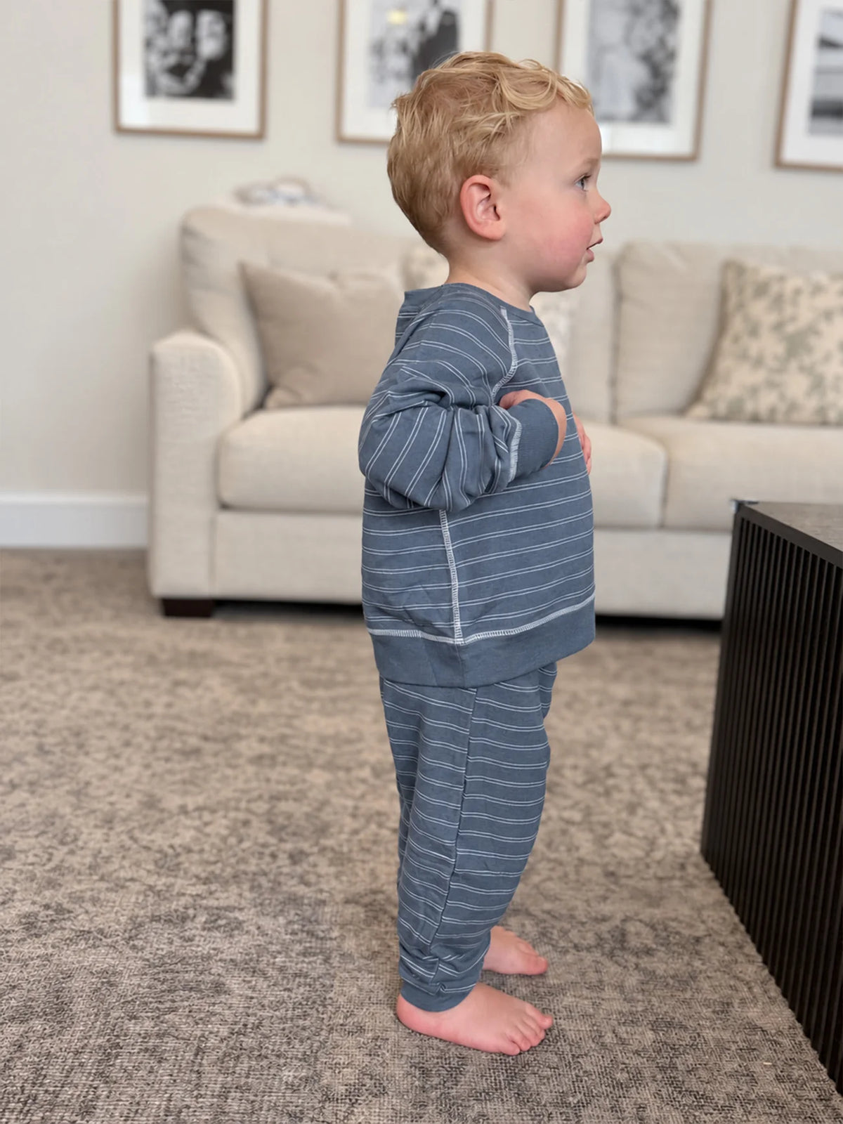 Stripe Fleece Sweatsuit