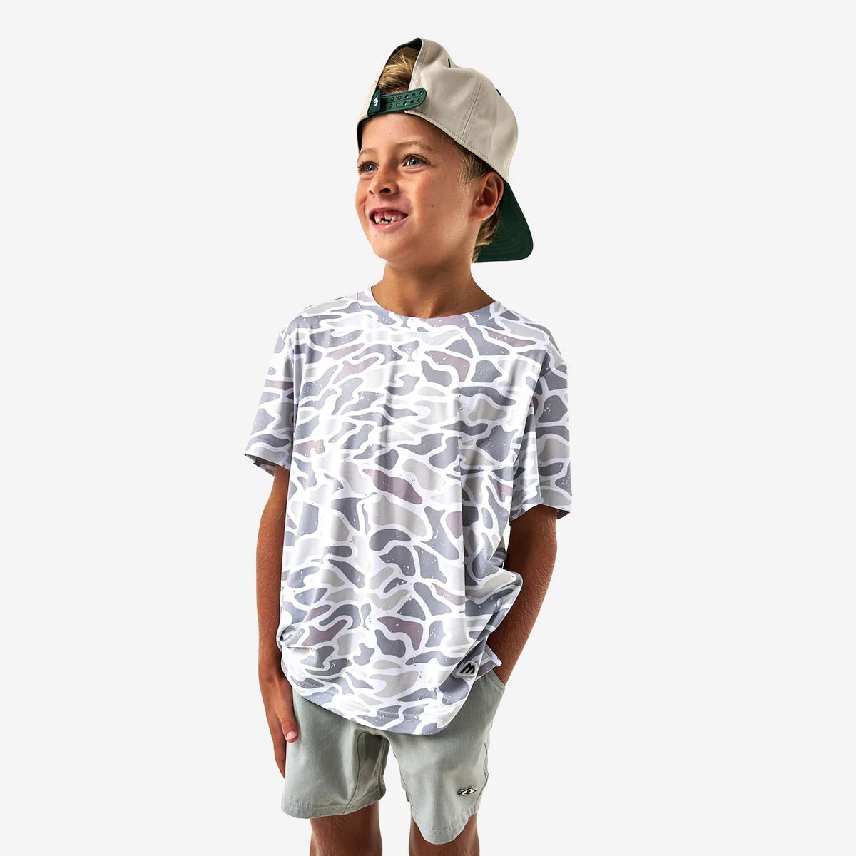 Go To Tee - White Camo