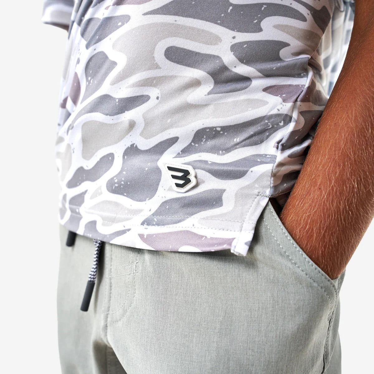 Go To Tee - White Camo