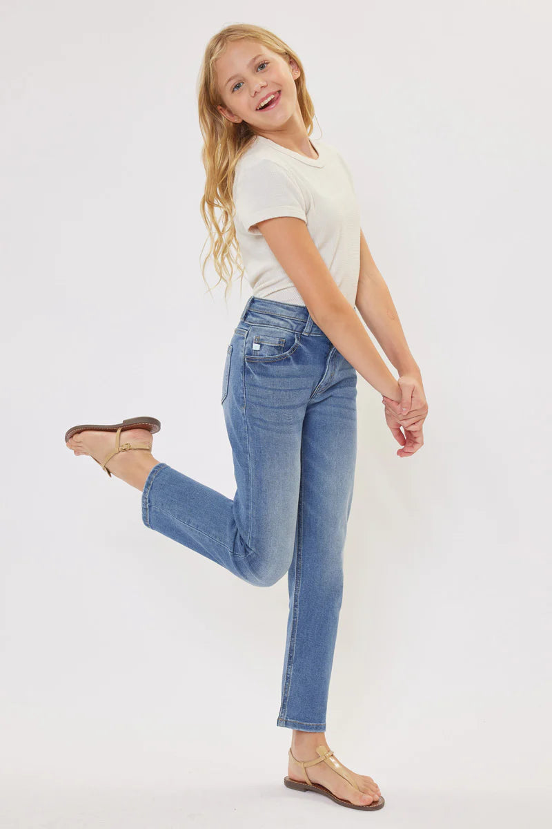 Dream High Rise Straight Leg Jeans