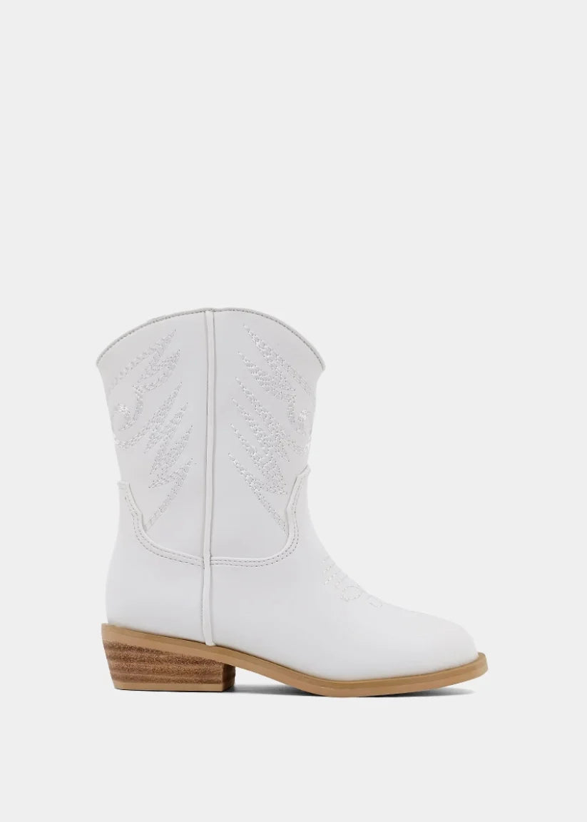 Zahara Mini Boot - White