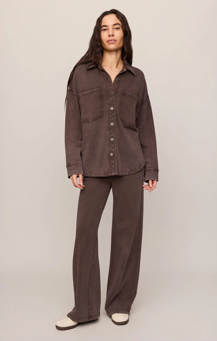 All Day Knit Jacket - Dark Chocolate