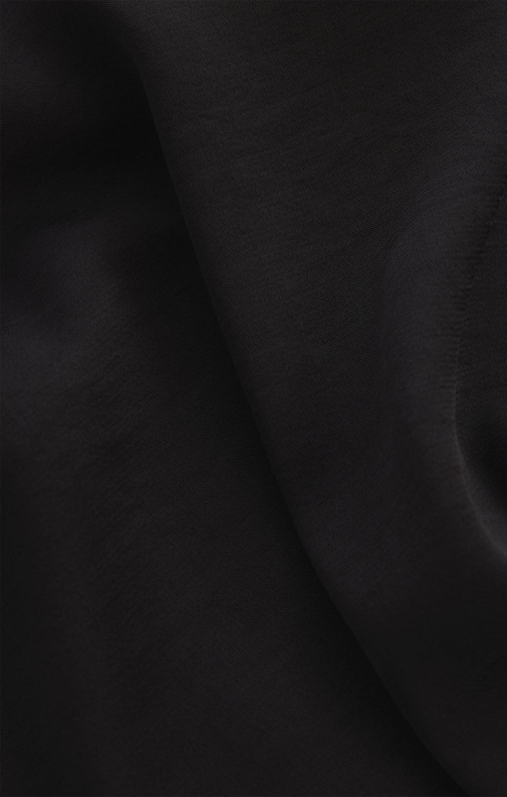 Northpointe Satin Midi Skirt - Black