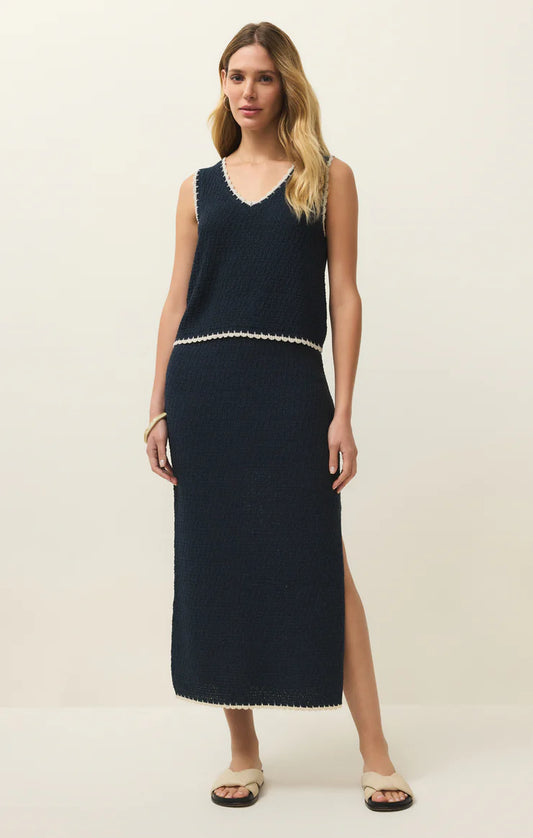 Yessenia Whipstitch Skirt - Eclipse