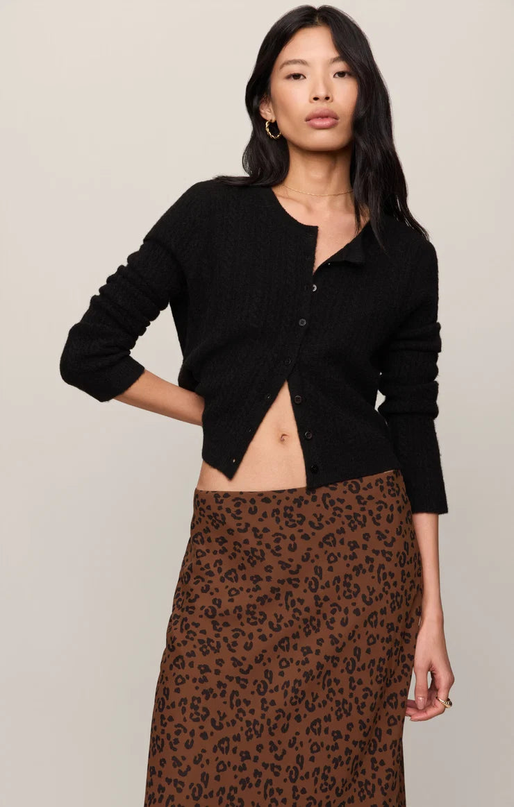 Europa Leopard Skirt - Burnt Umber