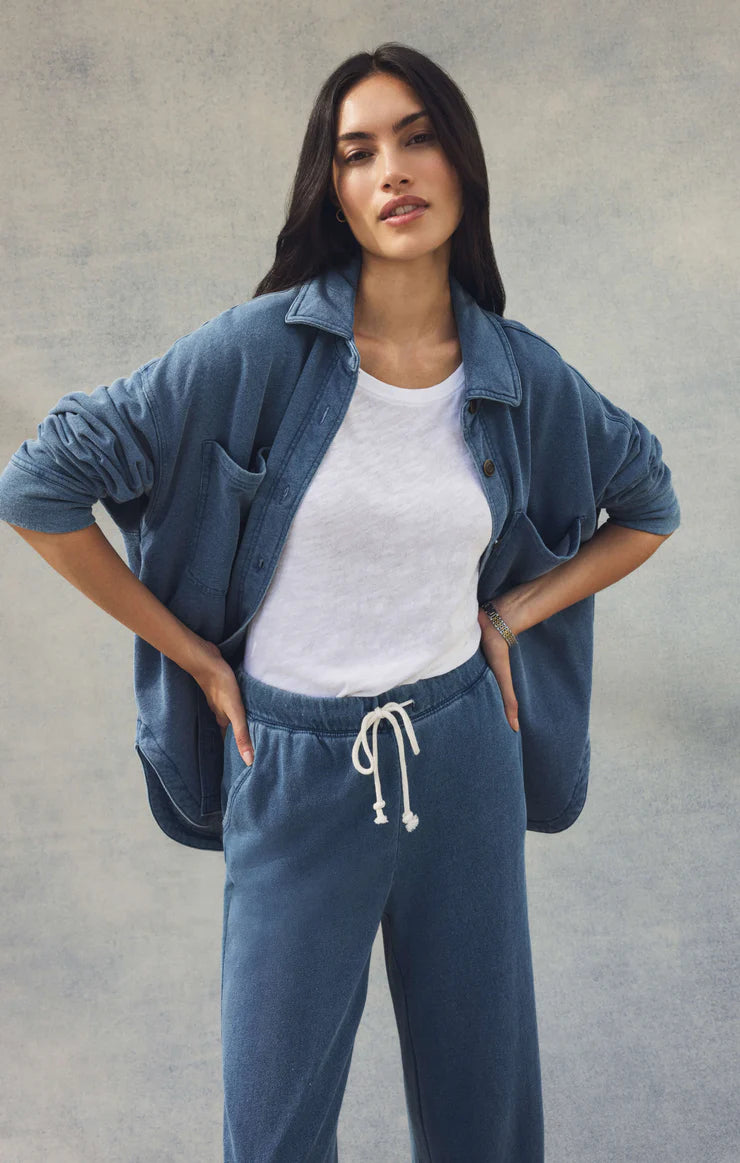 Hunter Knit Denim Pant - Indigo