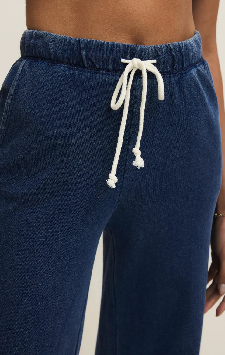 Hunter Knit Pant - Indigo Blue