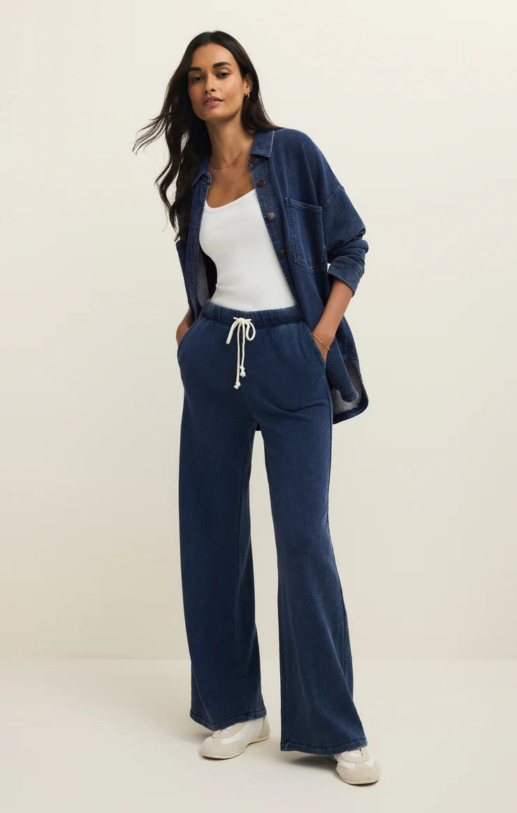 Hunter Knit Pant - Indigo Blue