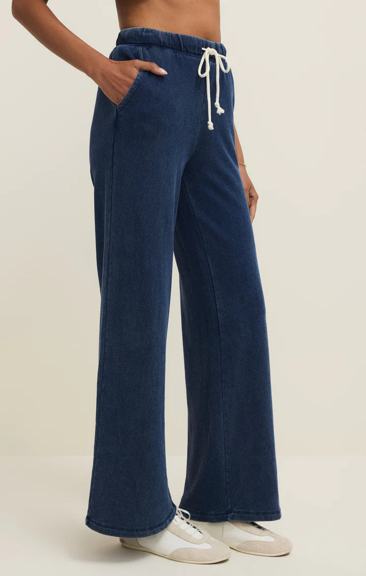 Hunter Knit Pant - Indigo Blue