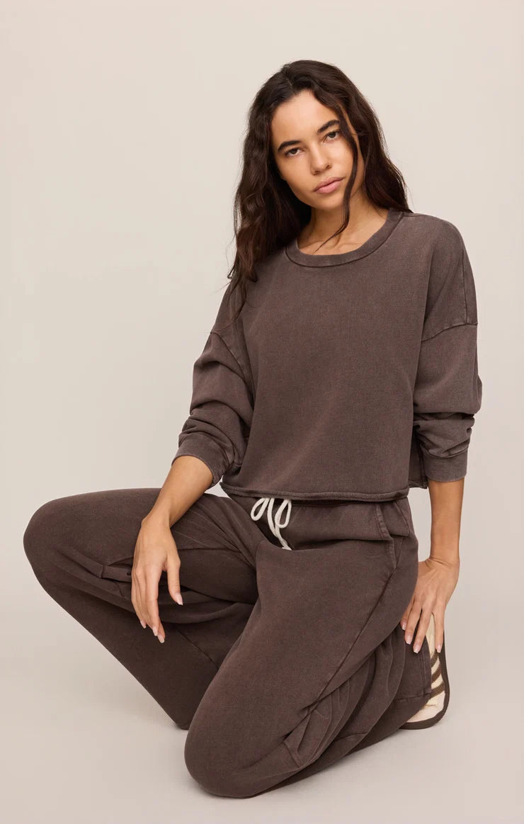 Hunter Knit Pant - Dark Chocolate