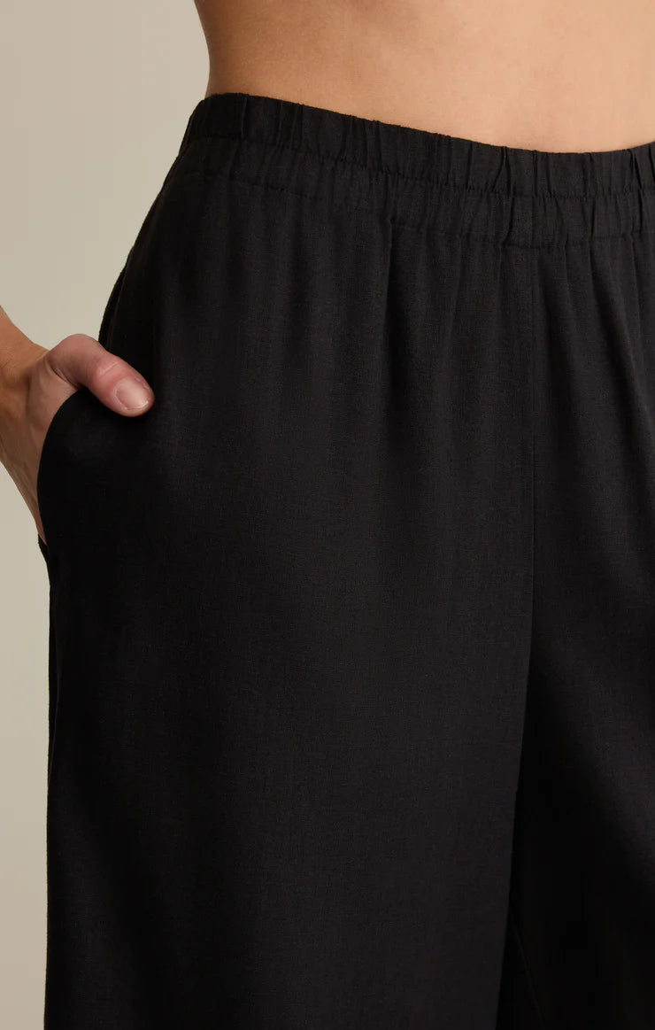 Scout Linen Pant - Black
