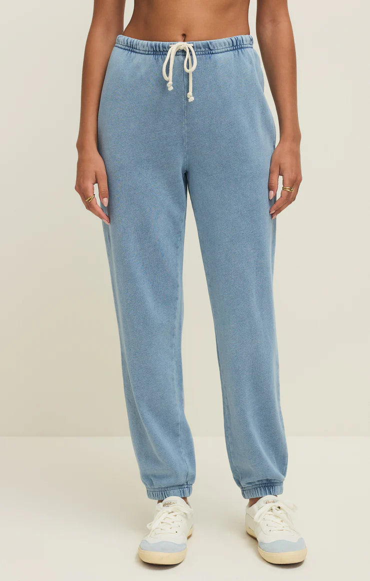 Downtown Knit Denim Jogger - Ocean Air Indigo