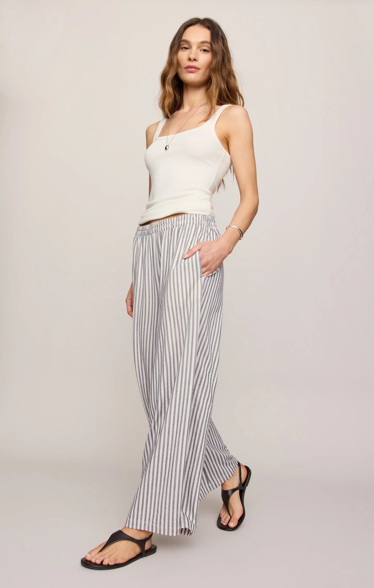 Scout Knit Striped Pant - Eclipse