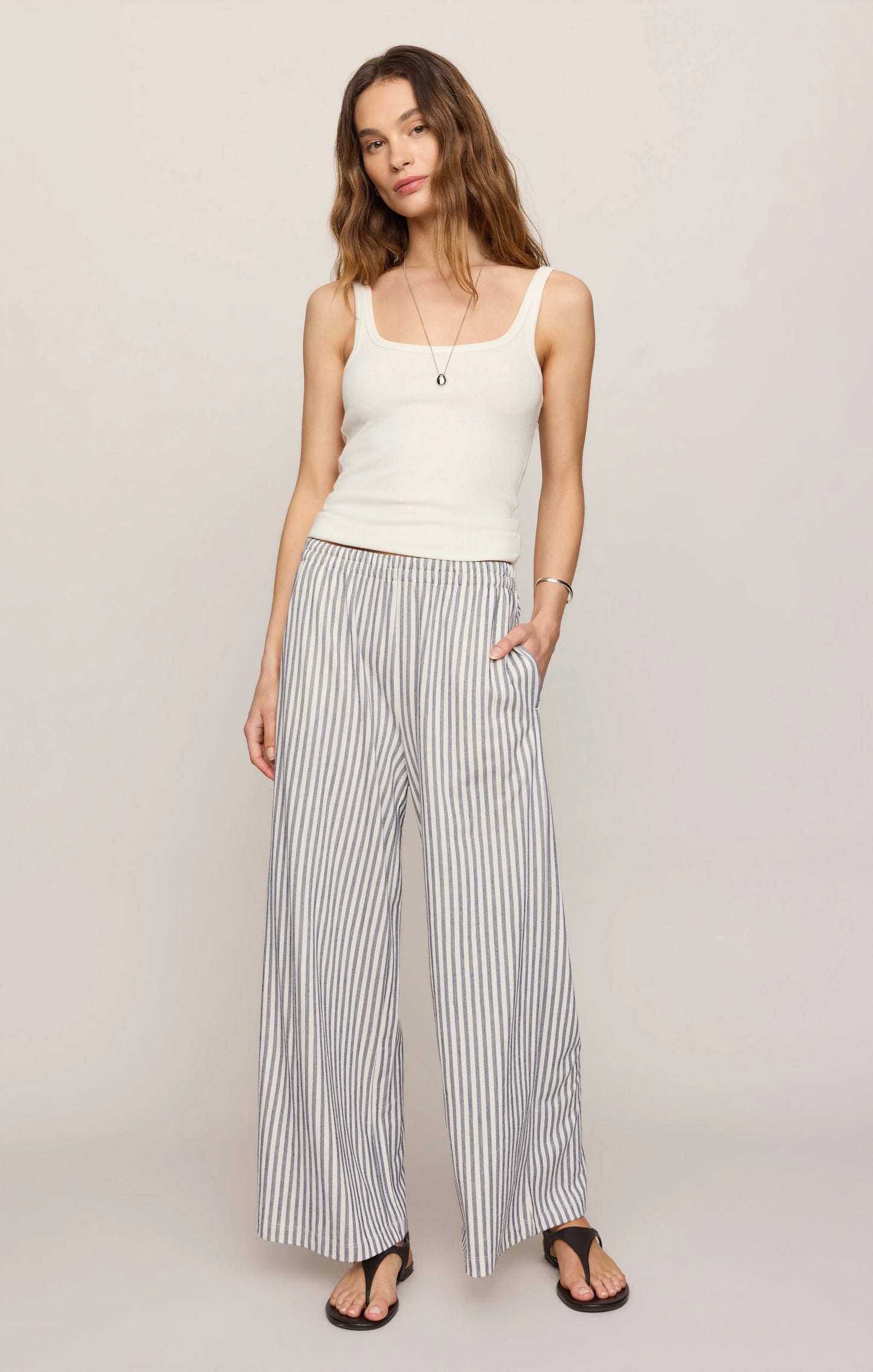 Scout Knit Striped Pant - Eclipse