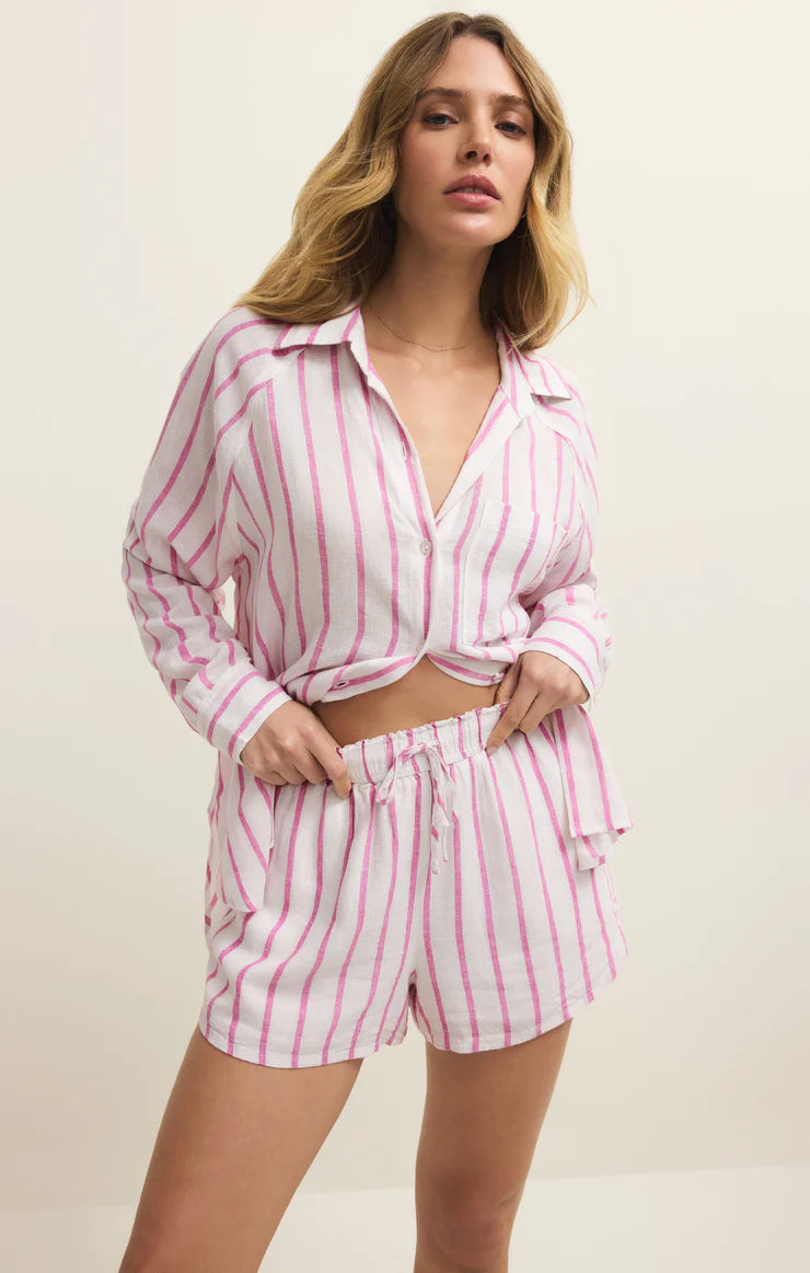 The Perfect Line Top - Spanish Rose
