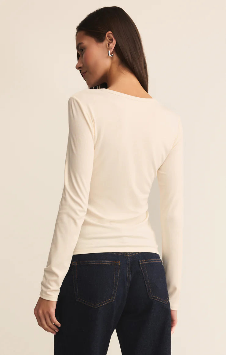 Second Skin Crew Long Sleeve - Cloud