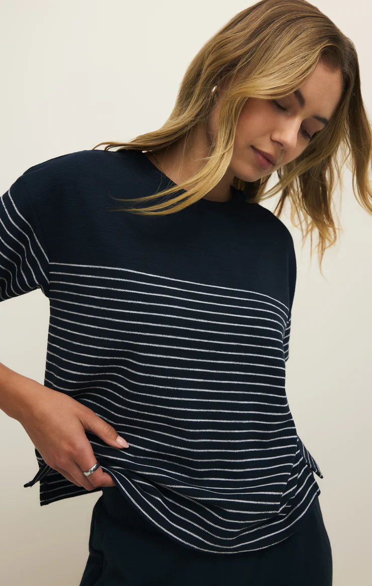 Harbor Striped Shirt - Eclipse