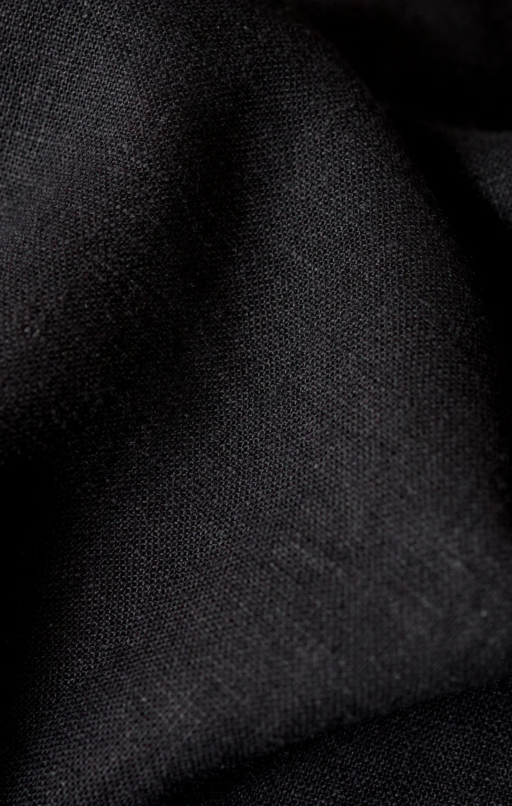 Sloane Linen Tank - Black