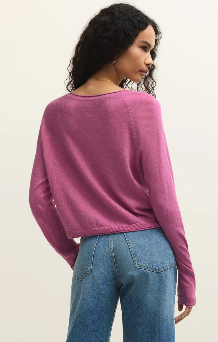 The Perfect Layer Cardigan -  Spanish Rose