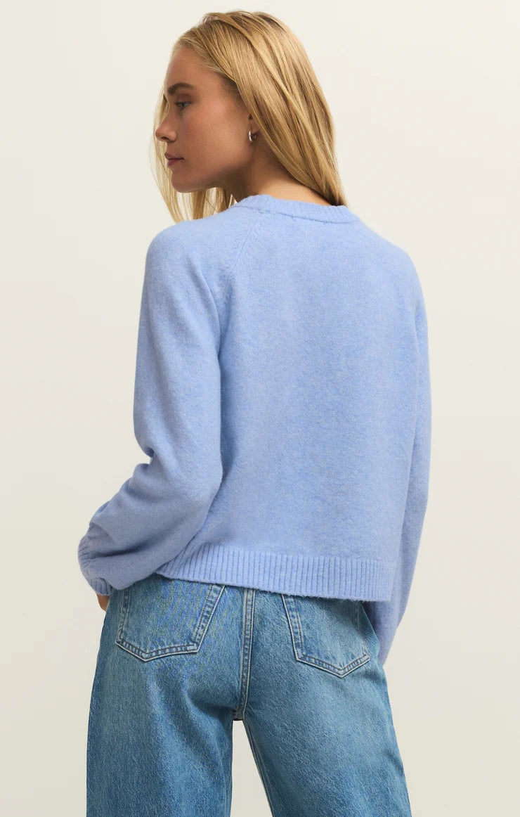 Coming Up Sweater -  Blue