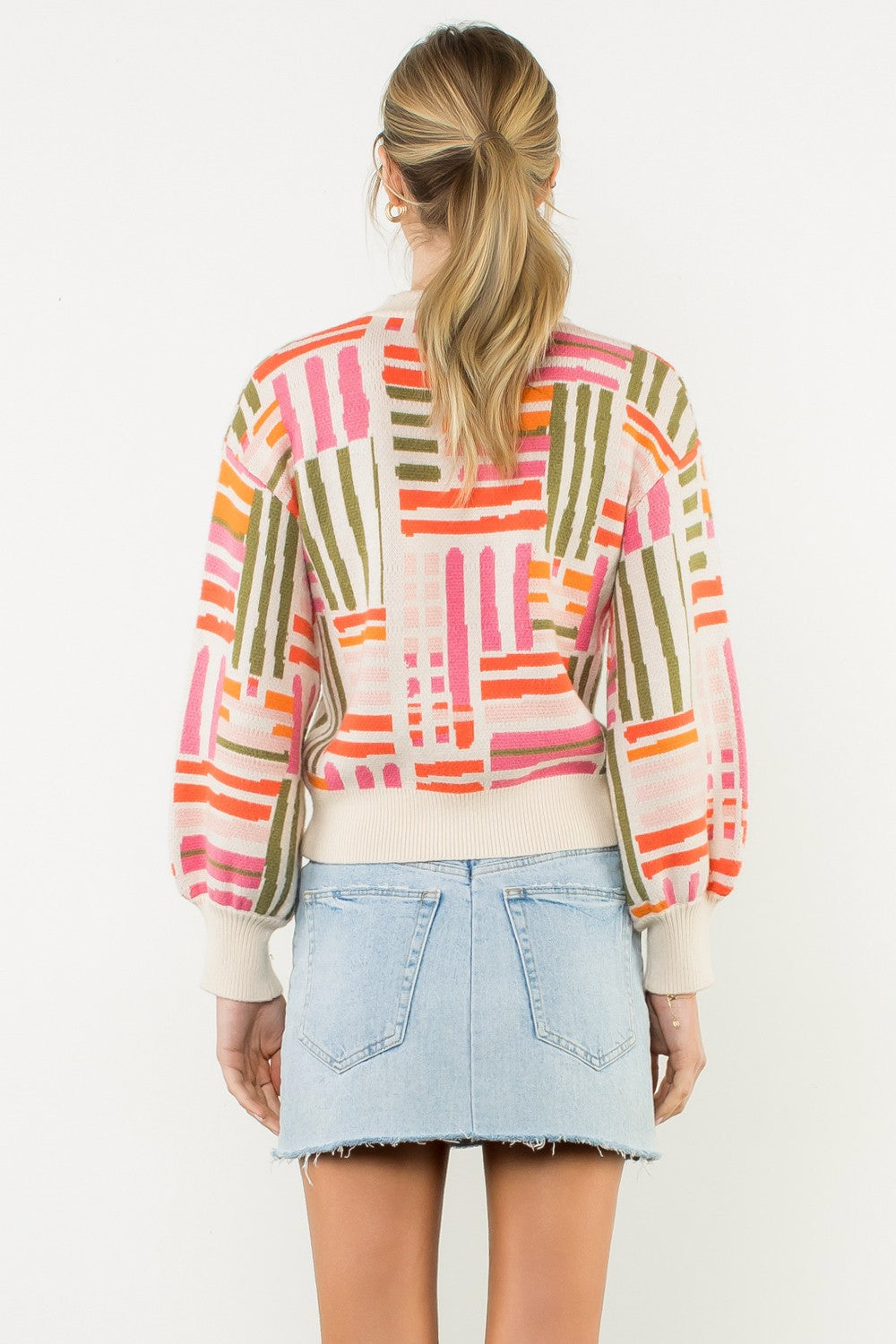 Pattern Knit Sweater