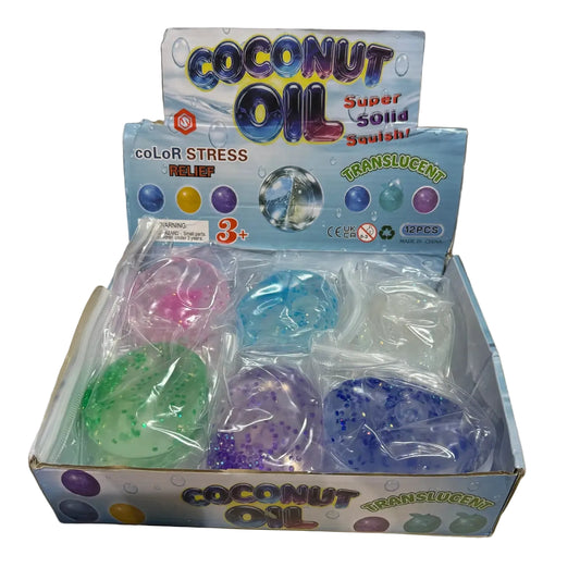 Coconut Oil Mini Diamonds Squishy Ball
