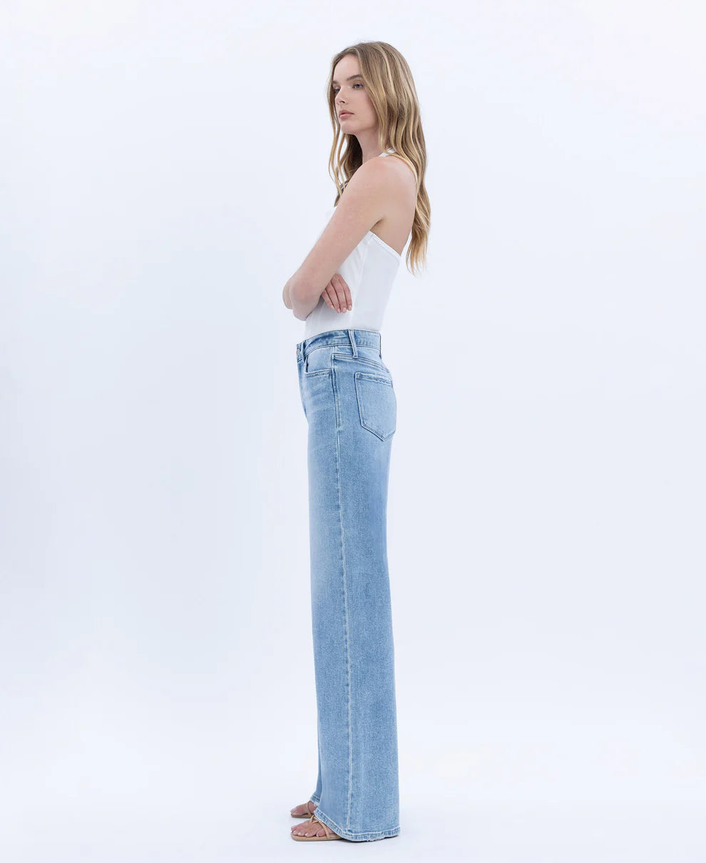 Advantageous High Rise Extreme Wide Jean
