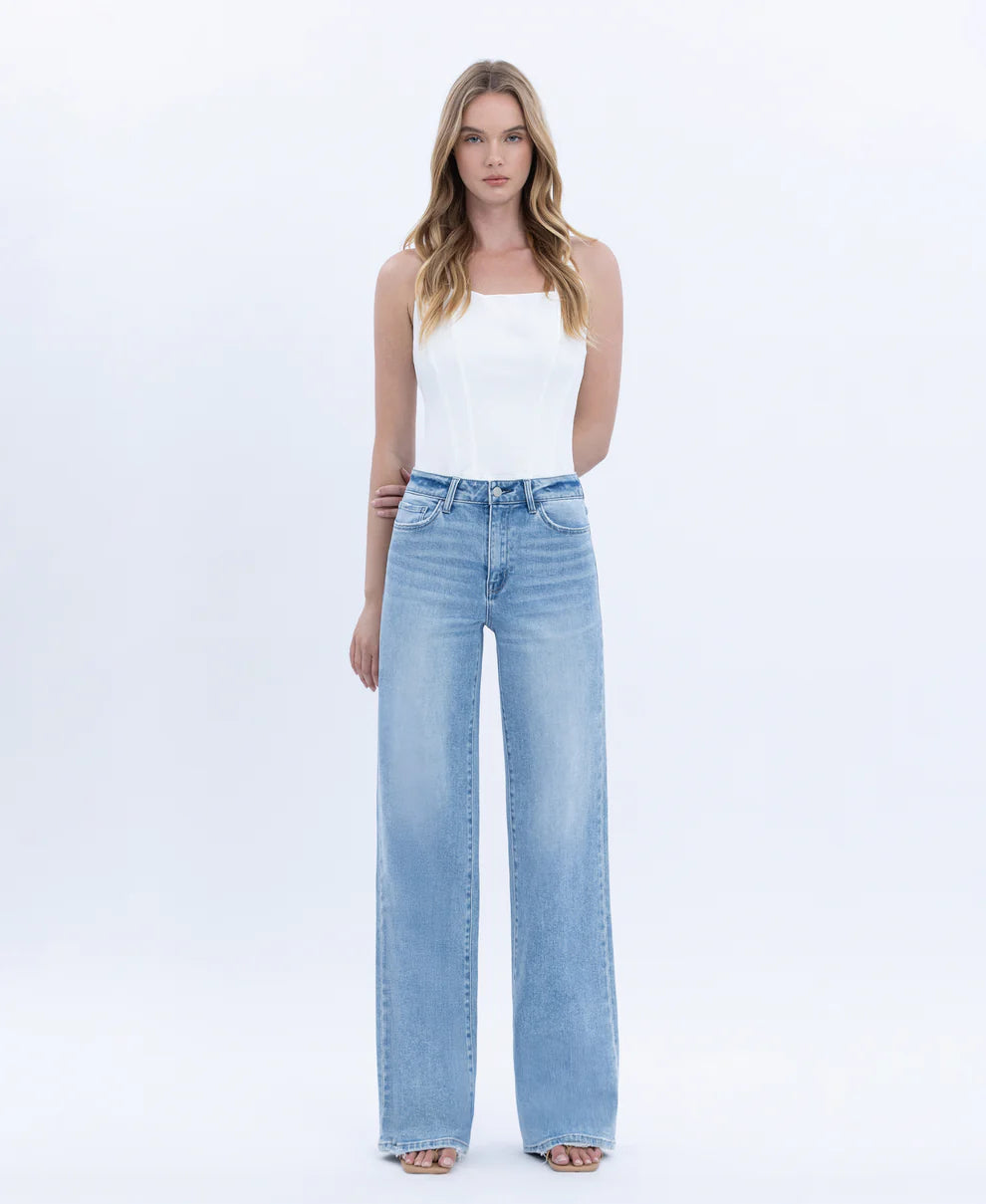 Advantageous High Rise Extreme Wide Jean