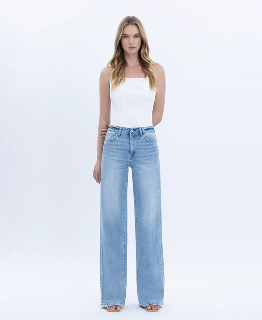 Advantageous High Rise Extreme Wide Jean