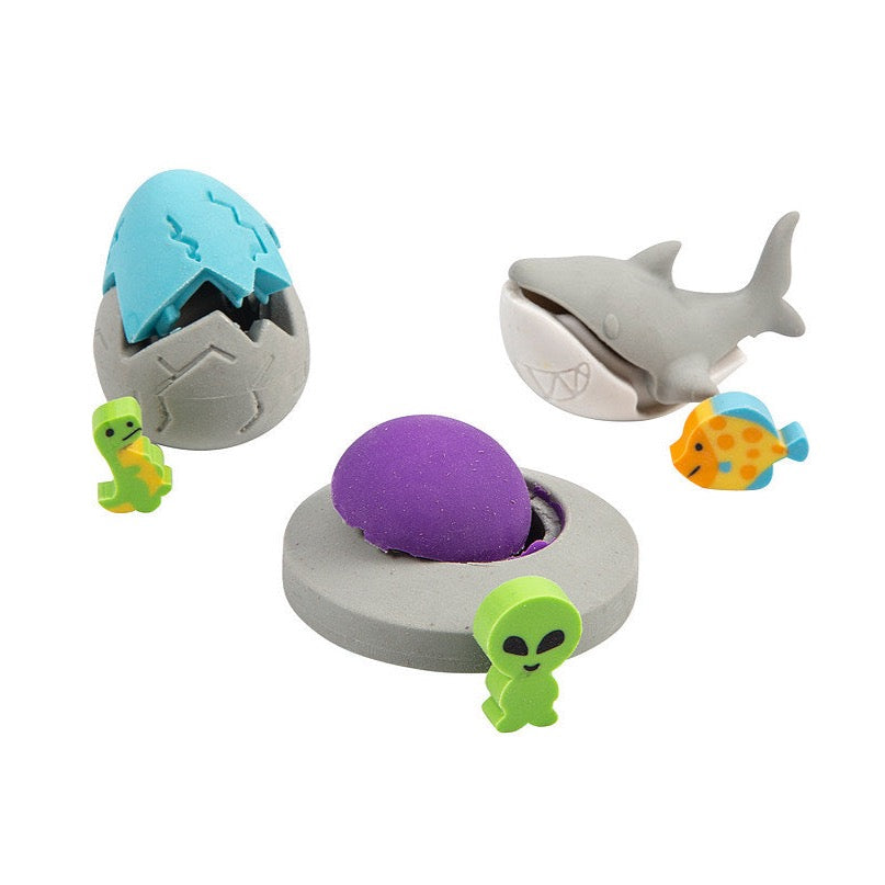 Surprise Inside Erasers - Assorted
