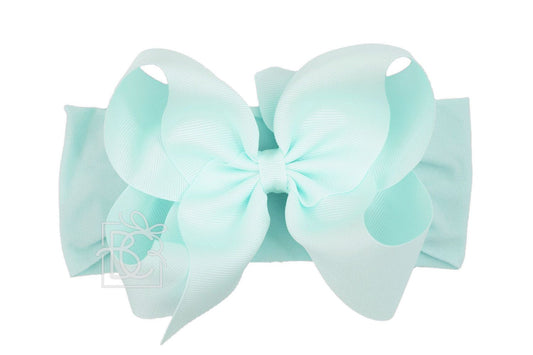 Aquamarine 5.5" Headband Bow