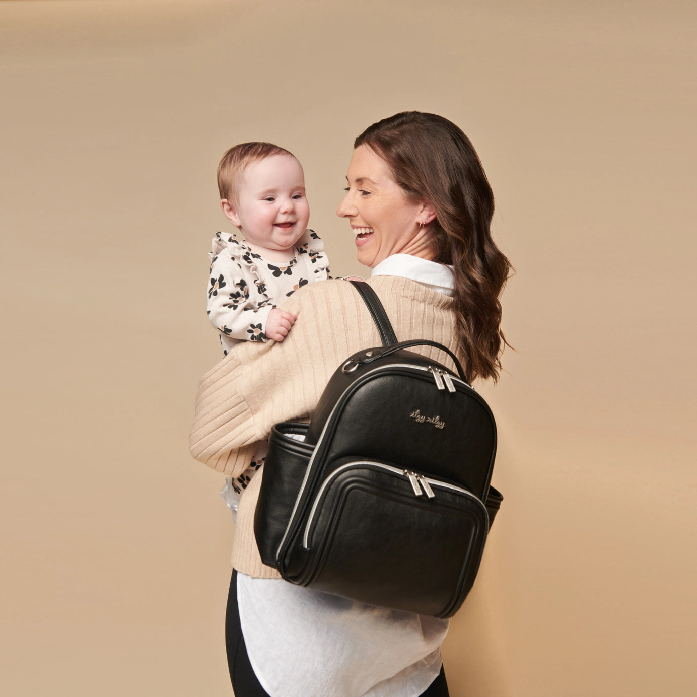 Noir Itzy Mini Plus Diaper Bag