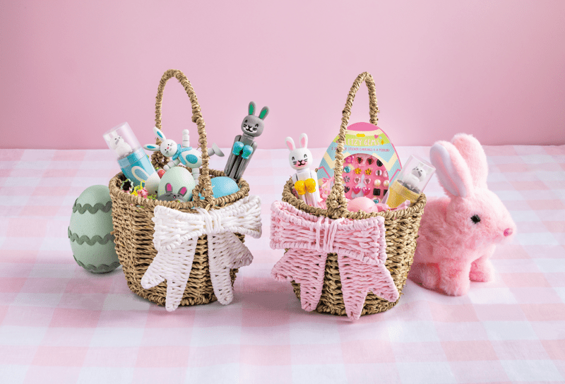 Woven Bow Easter Basket