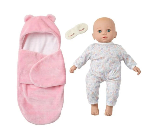 14" Sweet Smiles-Bear Sleep Sac
