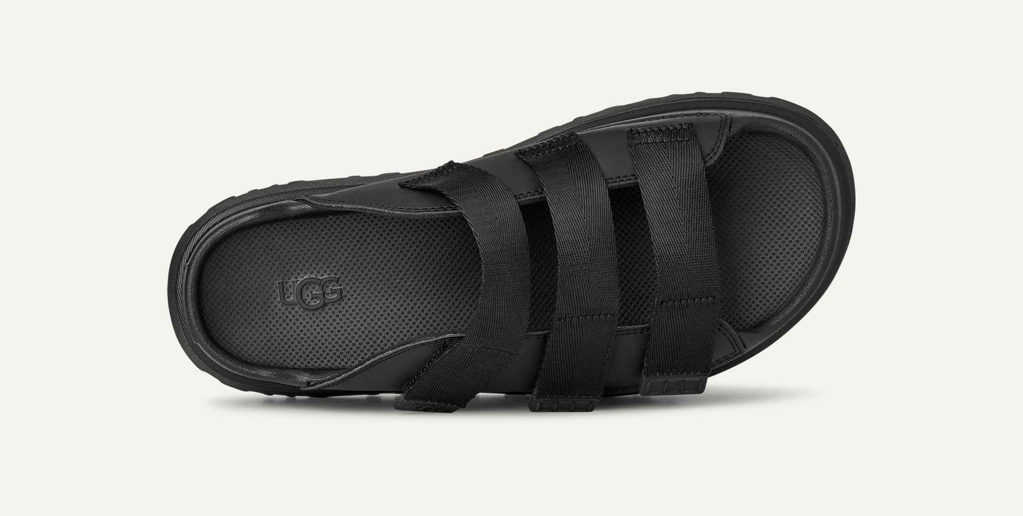 Women Golden Glow Slide - Black