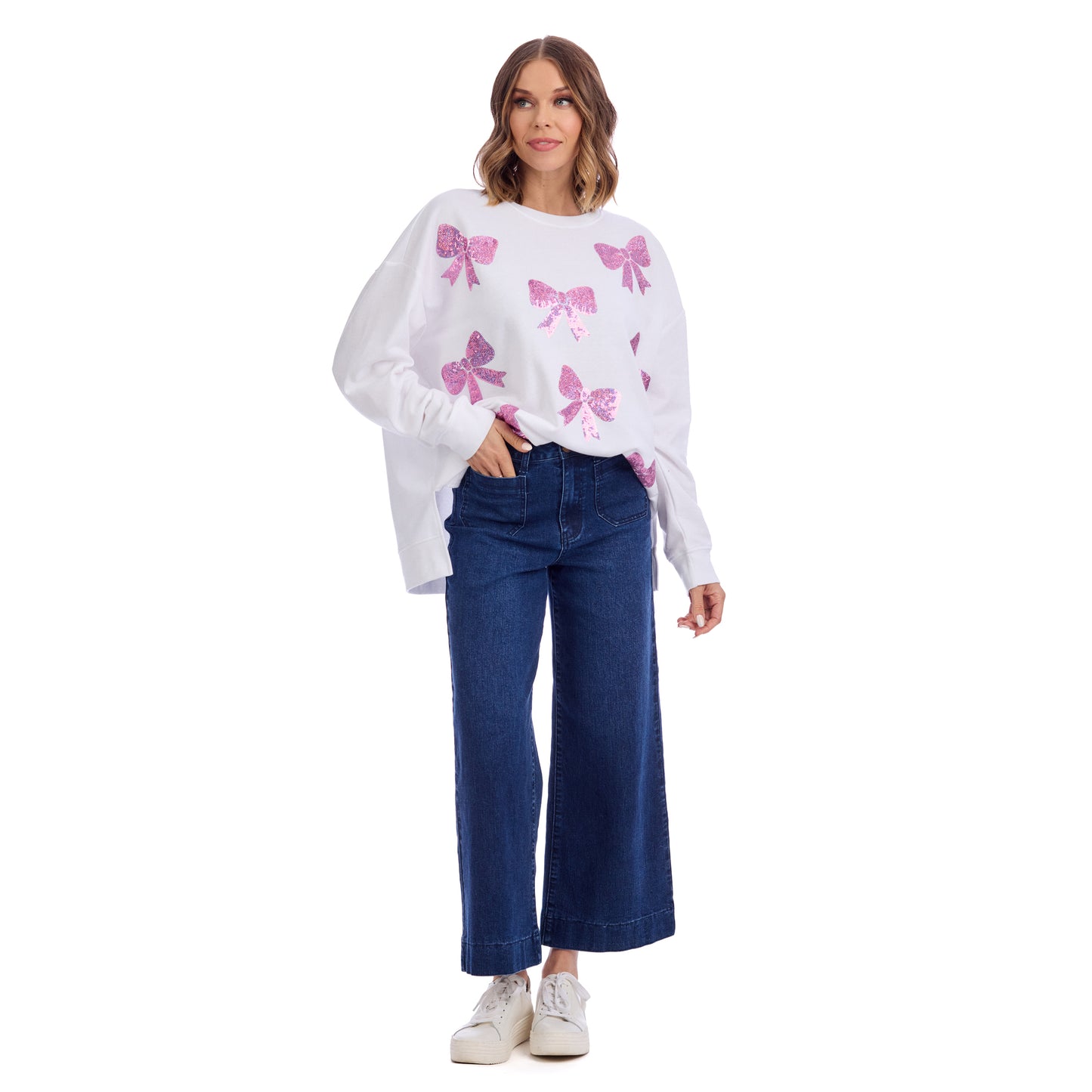 Bow Sparkle Sweatshirt