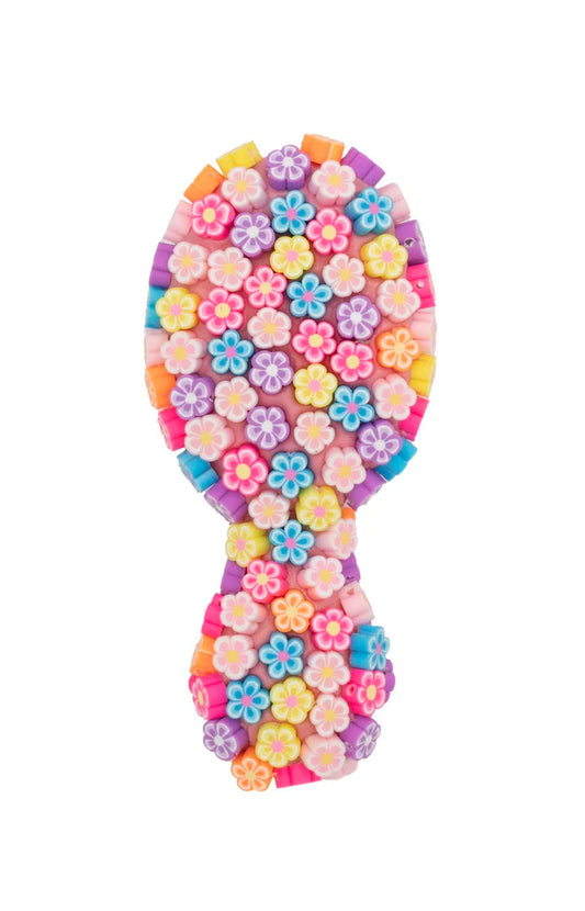 Full Flower Charm Hairbrush
