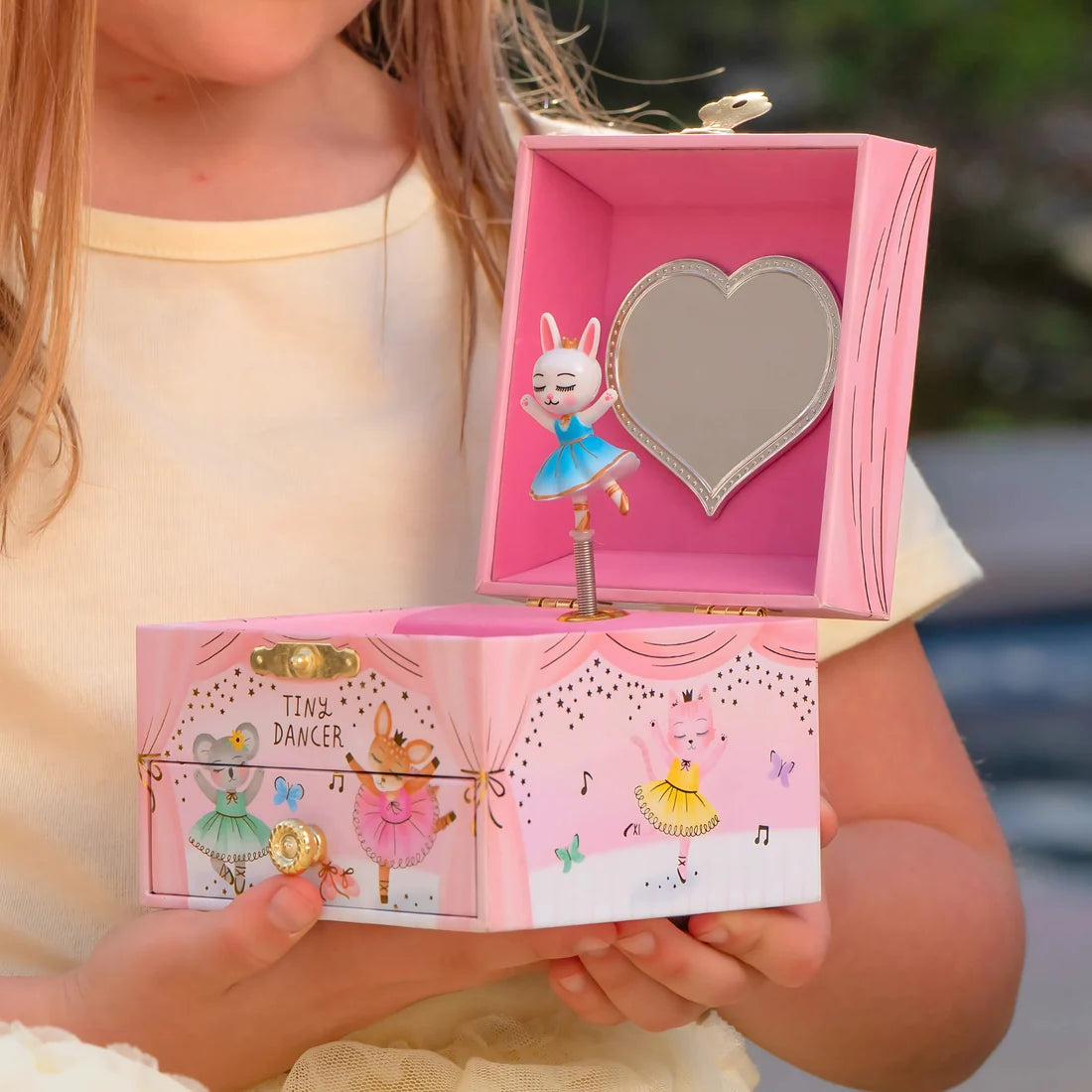 Animal Ballerina Musical Jewelry Box