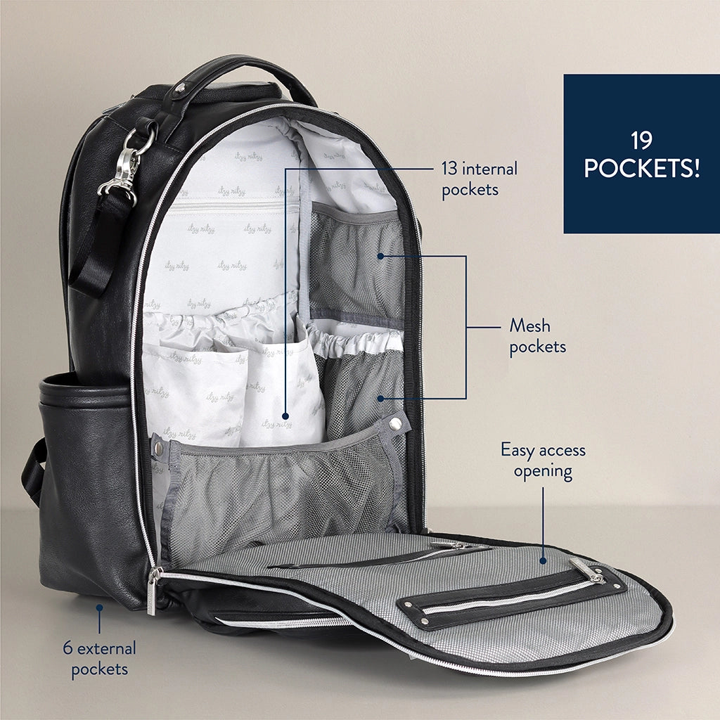Noir Boss Plus Diaper Bag