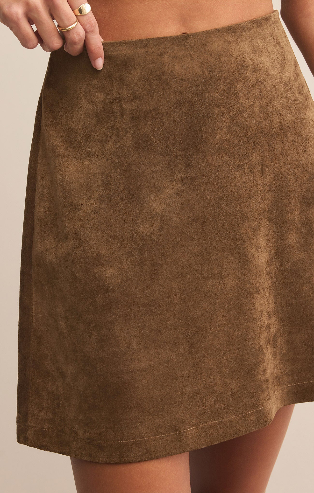 Ciara Suede Mini Skirt