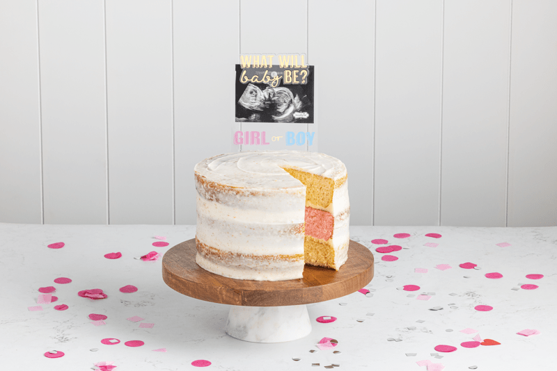 Girl Or Boy Ultrasound Cake Topper