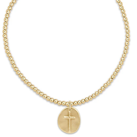 Classic Gold 2mm Bead Bracelet - Inspire Love Small Gold Charm