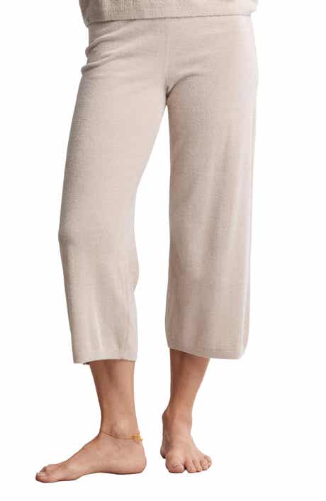 Barefoot Dreams CozyChic Ultra Light Crop Pant - Stone