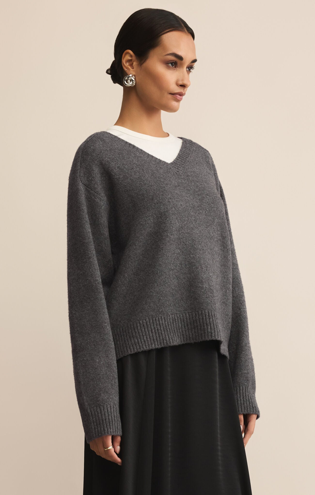 Eloise Sweater Charcoal Heather
