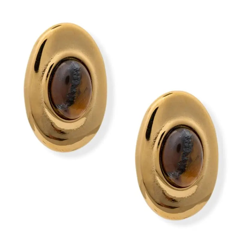 Cari Oval Earrings