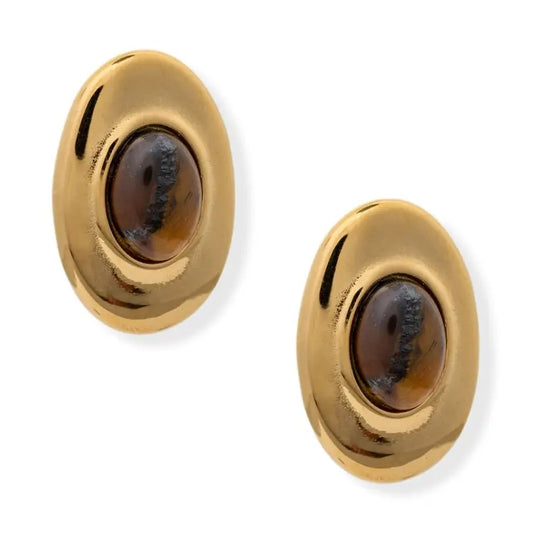 Cari Oval Earrings