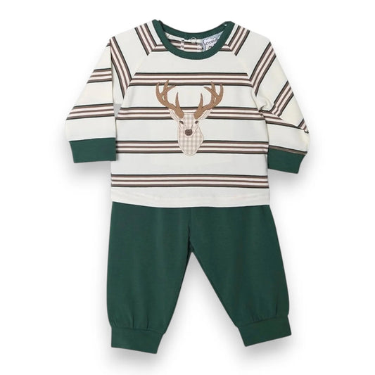 Deer Applique Jogger Set
